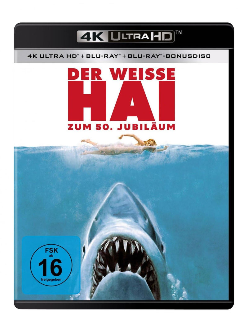 Der weiße Hai - 50th Anniversary (4K Ultra HD + Blu-ray + Bonus Blu-ray