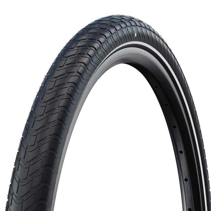 Schwalbe Motion Big Apple Urban Tyre in Black/Reflex (Wired) - 14 x 2.00`` [Black/Ref]