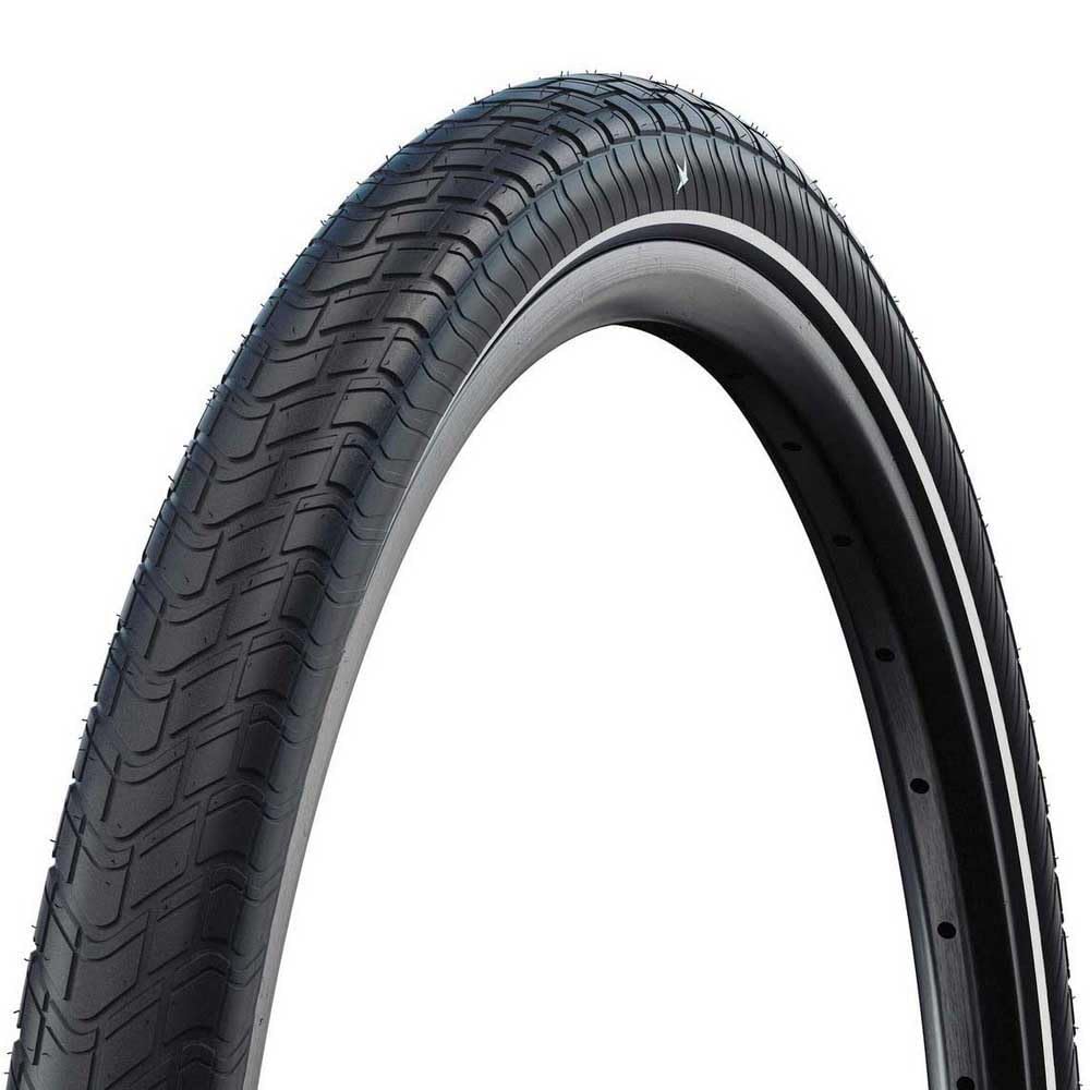 Schwalbe Motion Big Apple Urban Tyre in Black/Reflex (Wired) - 29 x 2.35`` [Black/Ref]