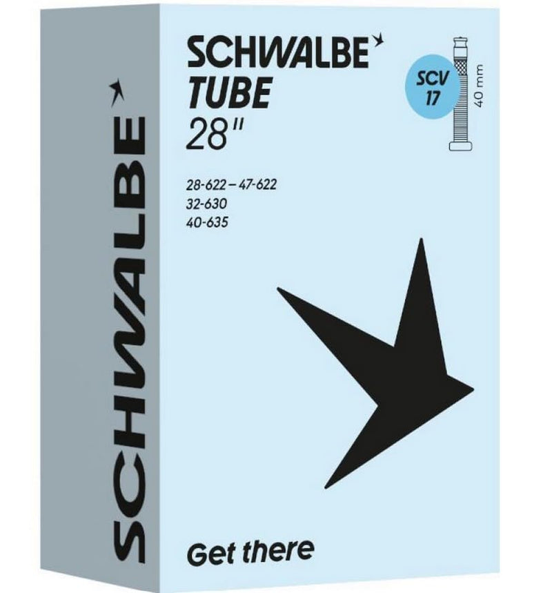 Schwalbe Bicycle Inner Tube SCV17 40 mm 28-47/622-635