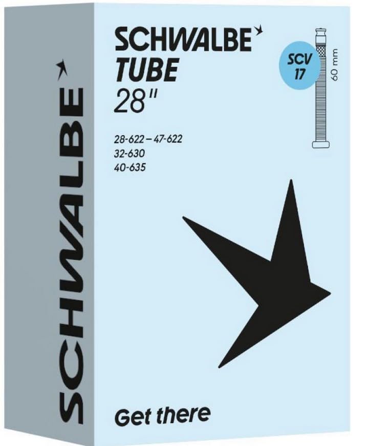 Schwalbe Bicycle Inner Tube SCV17 60 mm 28-47/622-635