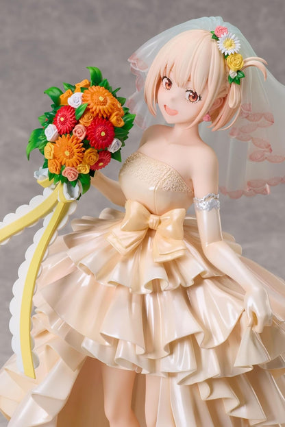 Lycoris Recoil Pvc Statue 1/7 Chisato Nishikigi Wedding Dress Ver. 26 Cm