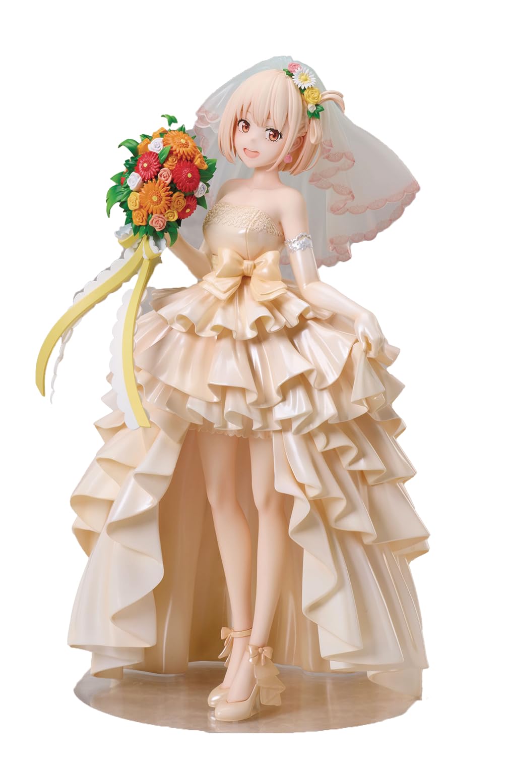 Lycoris Recoil Pvc Statue 1/7 Chisato Nishikigi Wedding Dress Ver. 26 Cm