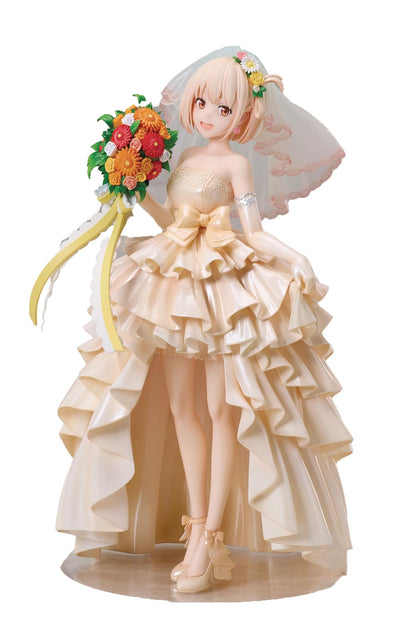 Lycoris Recoil Pvc Statue 1/7 Chisato Nishikigi Wedding Dress Ver. 26 Cm