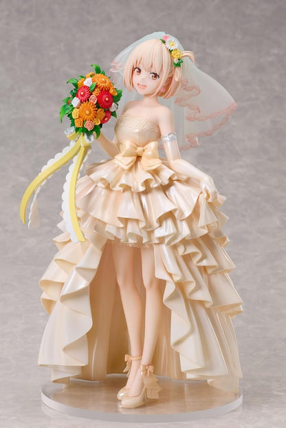 Lycoris Recoil Pvc Statue 1/7 Chisato Nishikigi Wedding Dress Ver. 26 Cm