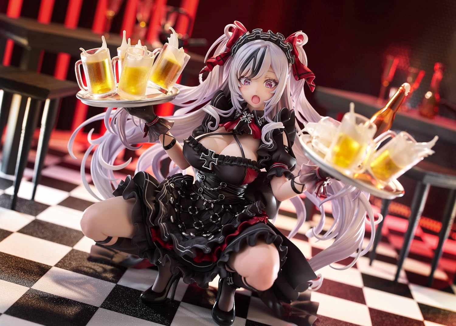 Golden Head Plus Azur Lane, Azur Lane, Elbe, No Show Place, Total Height Approx. 6.3 inches (160 mm) (Base Included) 1/7 Scale Figure Made of PVC and ABS