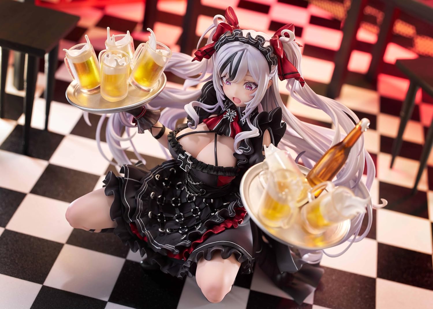 Golden Head Plus Azur Lane, Azur Lane, Elbe, No Show Place, Total Height Approx. 6.3 inches (160 mm) (Base Included) 1/7 Scale Figure Made of PVC and ABS
