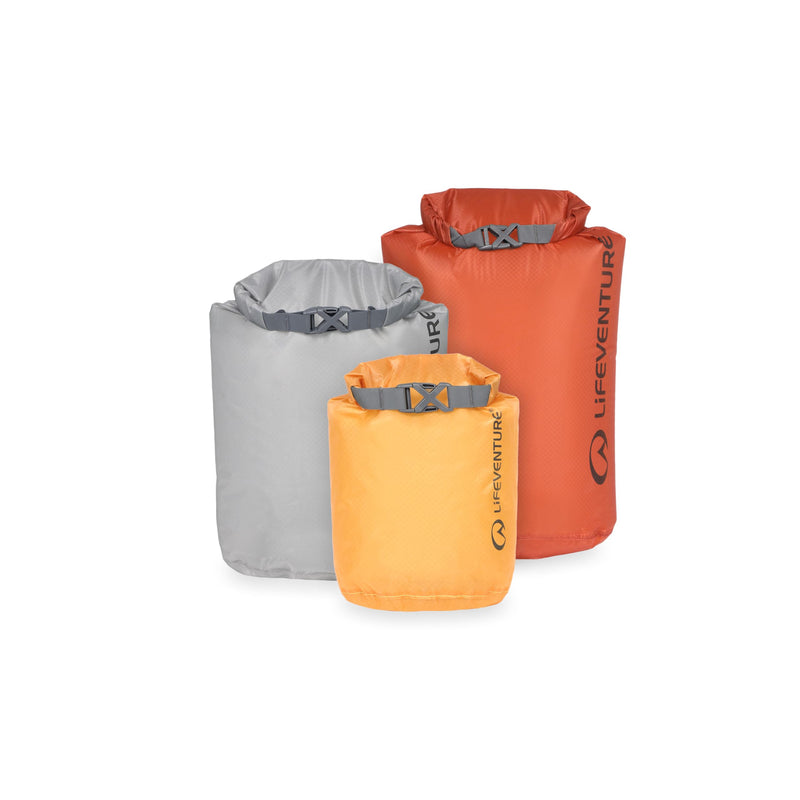 Ultralight DryBag Multipack (1L, 2L, 5L), Earth Tones