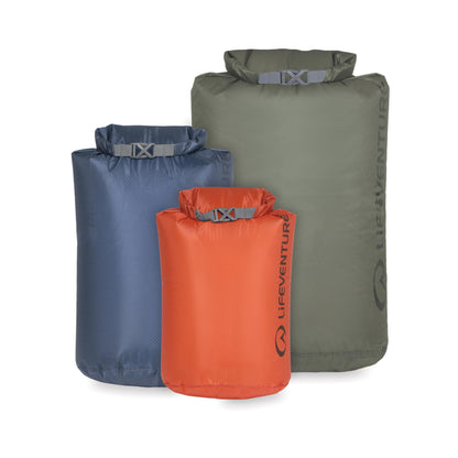 Ultralight DryBag Multipack (5L, 10L, 25L), Earth Tones