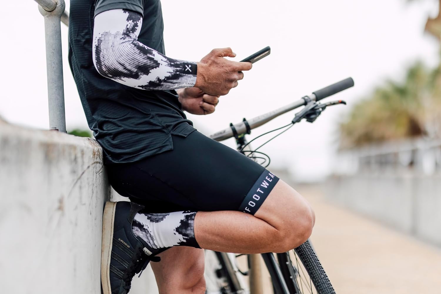Sox Footwear White Gravel Crew Socks