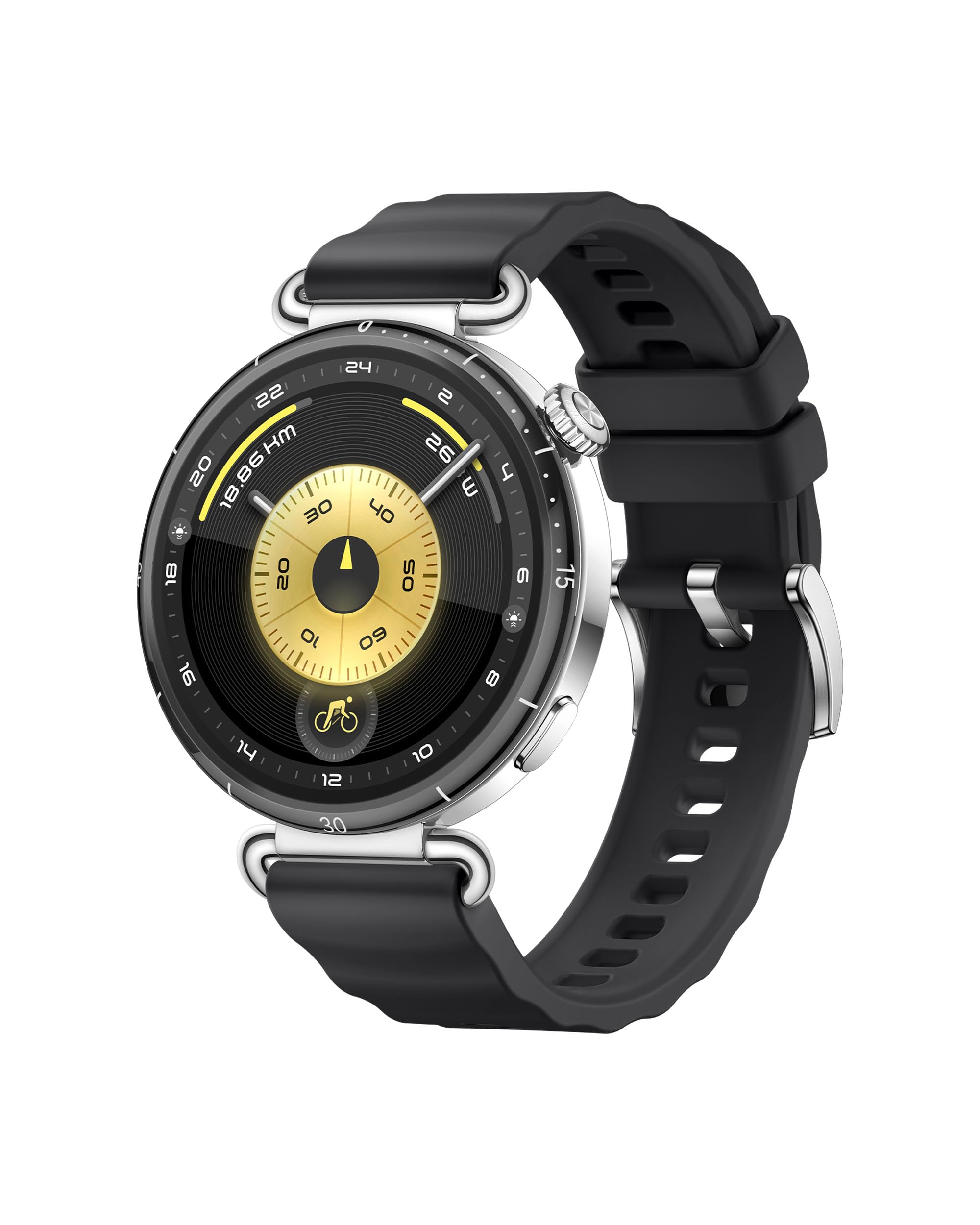 HUAWEI WATCH GT 6 GPS 41mm Smart Watch, AMOLED Touchscreen, up to 14 days battery life, Cycling, 100+ Sports Mode, iOS & Android Compatible, All-day Health Monitoring, Emotional Wellbeing, Black