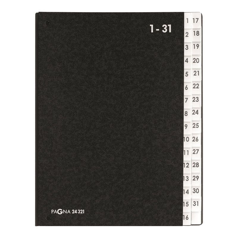 Durable Pagna Expanding Bring Forward A4 File with Pressboard Pages and PVC Tabs 1-3