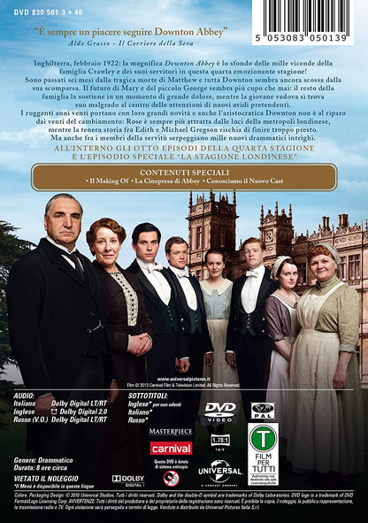 downton abbey - season 04 (4 dvd) box set DVD Italian Import