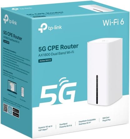 Router Tp-Link Archernx210 White Rj45 Ethernet Lan Wi-Fi