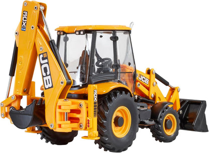 Britains JCB 3CX SiteMaster Plus Backhoe Loader - Diecast Construction Toy Tractor Farm Toys 1 32 Scale - Metal and Plastic Tractor Toys - Collectible Model Tractors for Plus 3 Year Olds