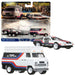 Hot Wheels - Premier Team Transport - DMC Delorean & HW Rally Hauler /Toys