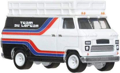 Hot Wheels - Premier Team Transport - DMC Delorean & HW Rally Hauler /Toys