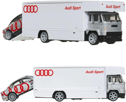 Hot Wheels - Premier Team Transport - Audi S4 quattro & Fleet Flyer /Toys