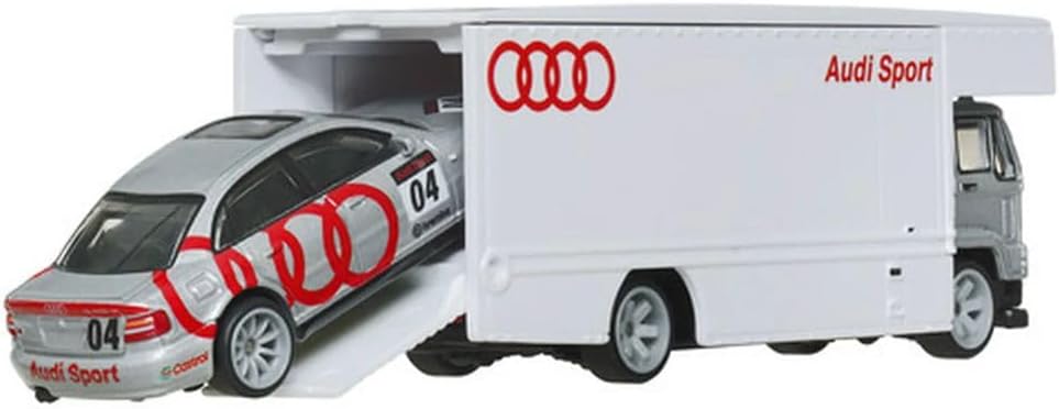 Hot Wheels - Premier Team Transport - Audi S4 quattro & Fleet Flyer /Toys