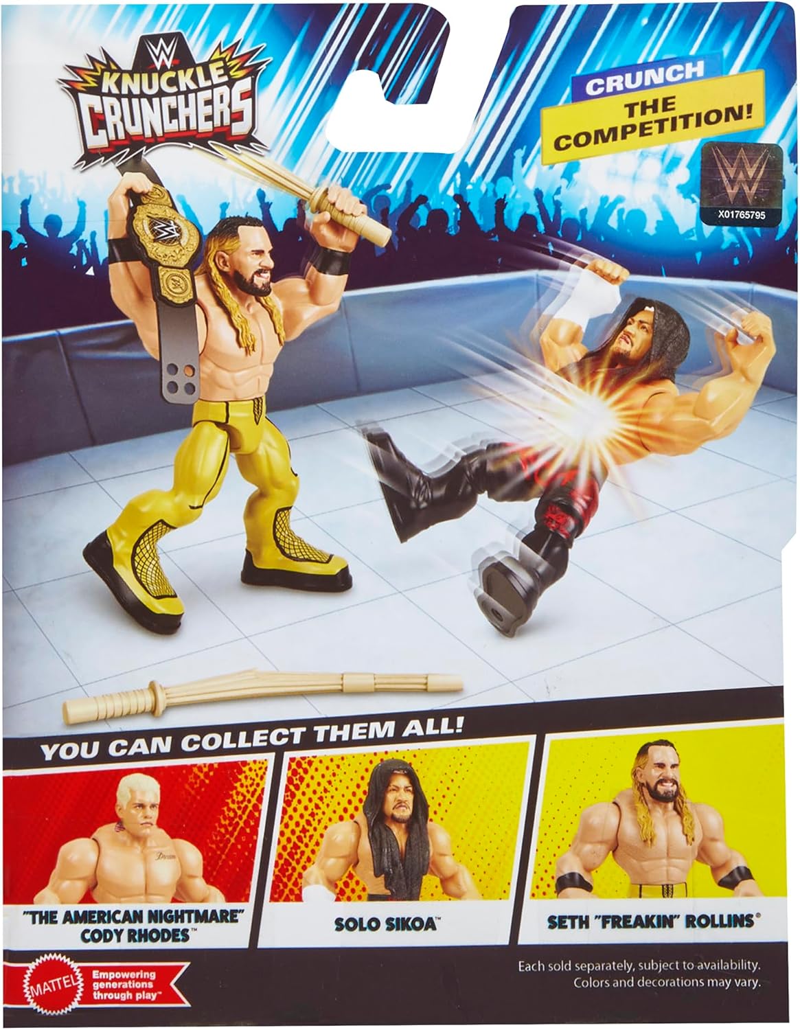 WWE Seth Rollins (Gold) Knuckle Crunchers 8