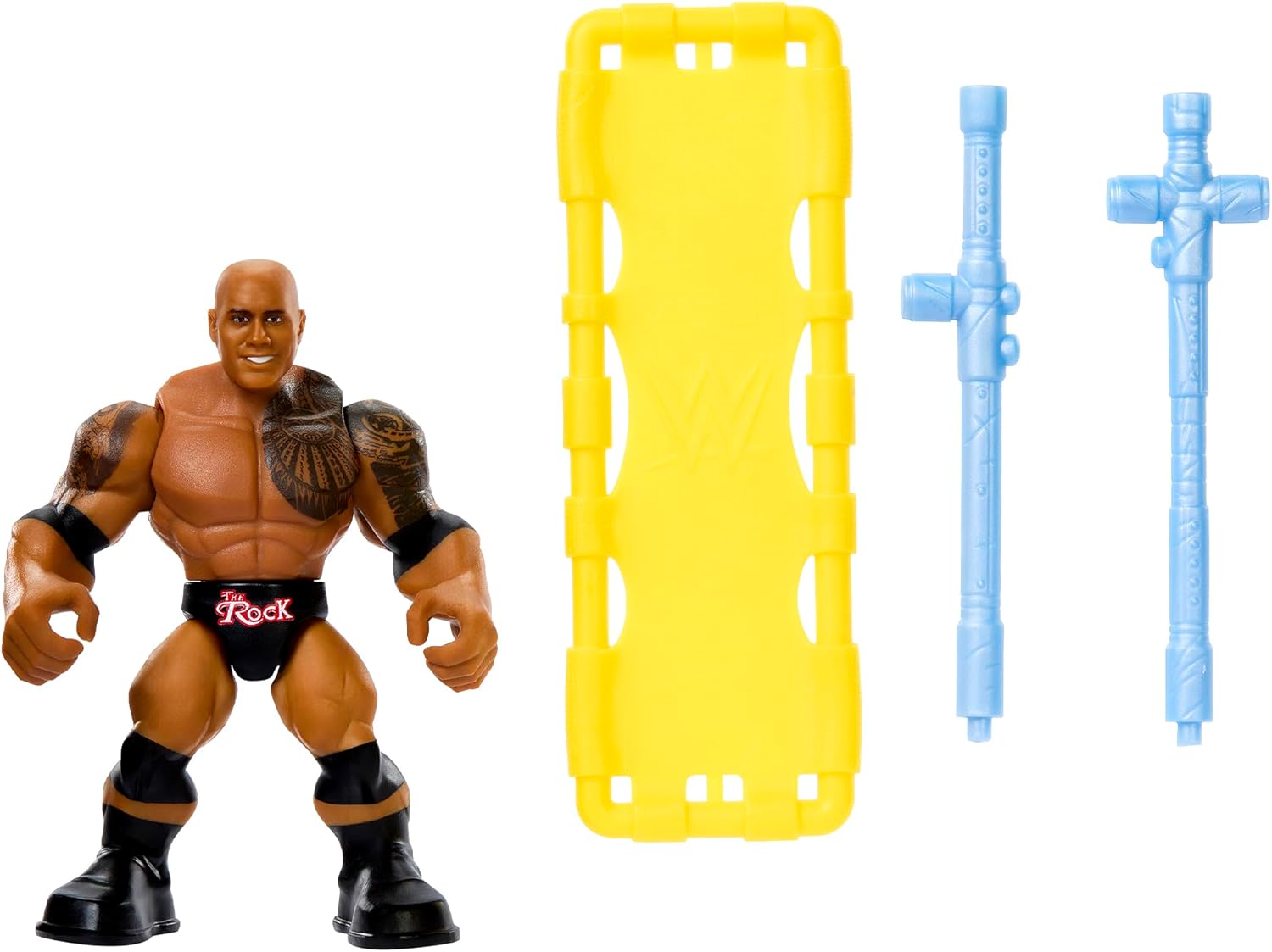 WWE The Rock (with Stretcher) Knuckle Crunchers 8