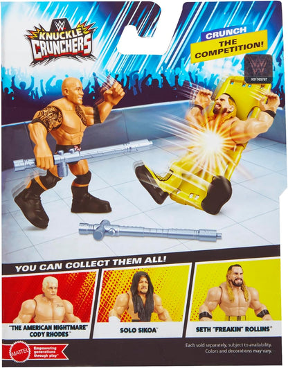 WWE The Rock (with Stretcher) Knuckle Crunchers 8