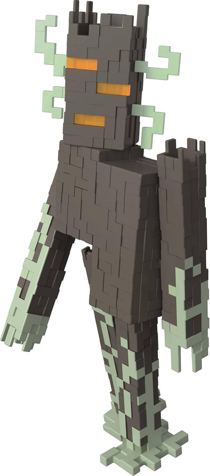 Mattel Minecraft The Creaking Action Figure with Interactive Lights, Sounds & Croaking Heart Accessory, 8-inch Collectible Toy, JKR45