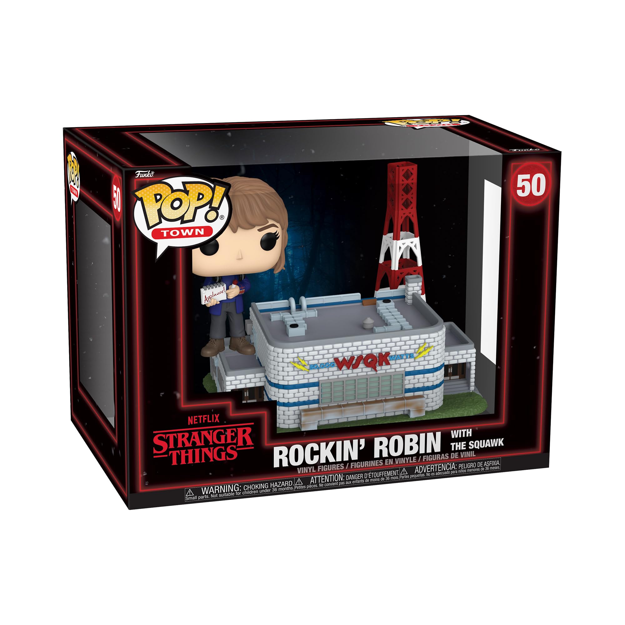 Funko POP! Town: Stranger Things Season 5 -Rockin' Robin with The Squawk - Collectable Vinyl Figure - Gift Idea - Official Merchandise - Toys for Kids & Adults - Fantasy Fans