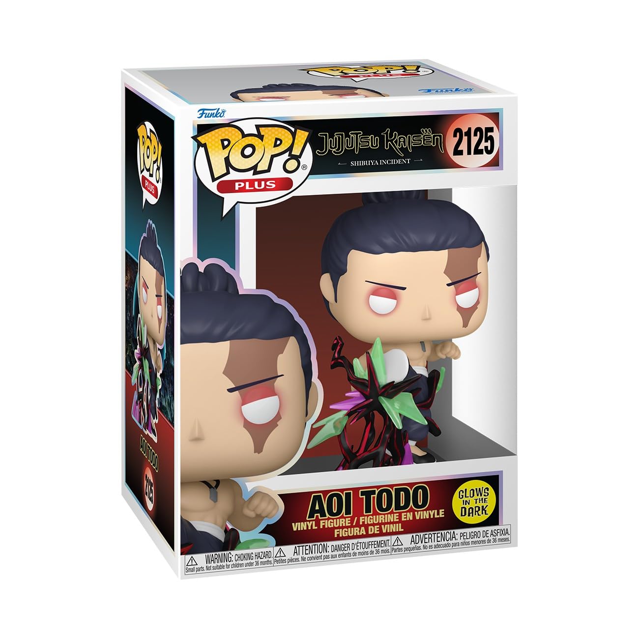 Funko Pop! Plus: Jujutsu Kaisen - Aoi Todo - (Kick) - Glow in the Dark - Collectable Vinyl Figure - Gift Idea - Official Merchandise - Toys for Kids & Adults - Anime Fans