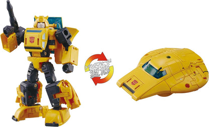 Transformers Takara Tomy Dramatic Capture Series Cybertron Chase with Origin Bumblebee, Jazz and Wheeljack, Actionfiguren-Set für Erwachsene, ab 15 Jahren