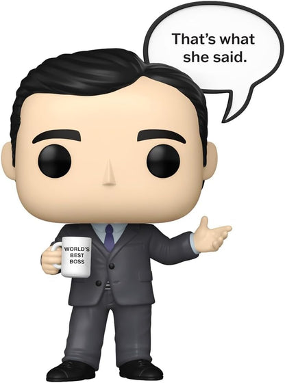 Funko Pop! Sayings: the Office 1- Michael Scott - That's What She Said - Collectable Vinyl Figure - Gift Idea - Official Merchandise - Toys for Kids & Adults - Comedy Fans
