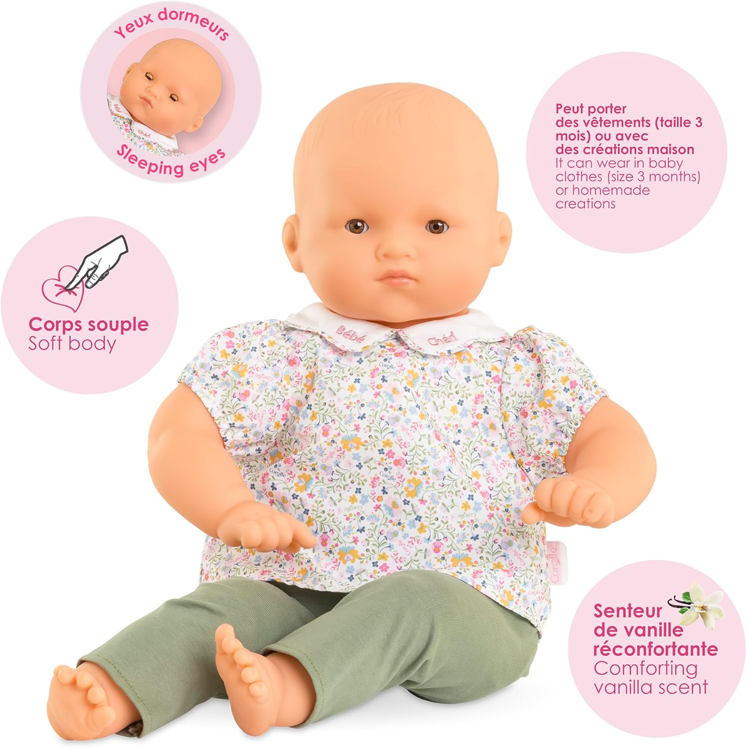 Corolle - Corolle Babypop Bebe Cheri 52cm