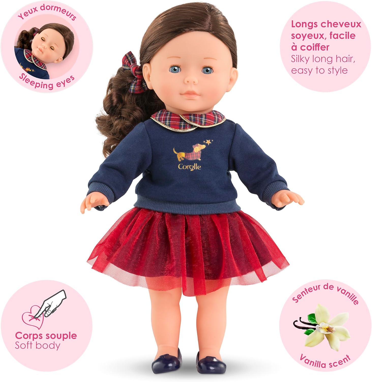 Corolle - Parel, op feestjes, pop Ma, 36 cm, vanaf 3 jaar, 9000200260