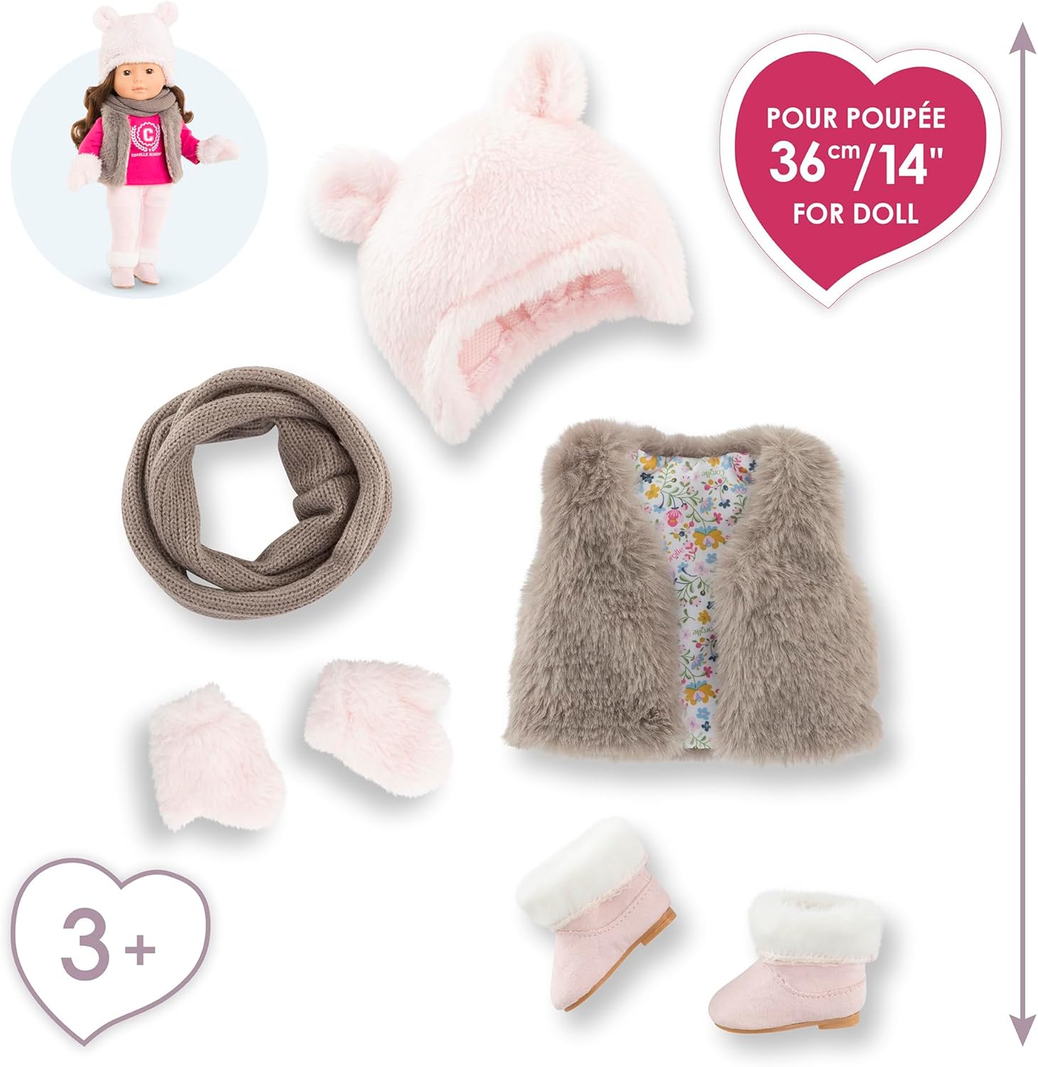Corolle - Corolle Winterset - Accessoires voor Poppen 36cm