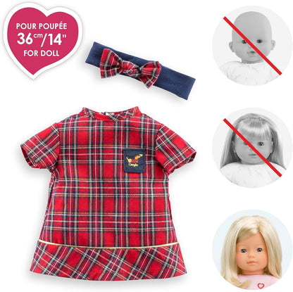 Corolle - Corolle Holidays Jurkje en Haarband voor Babypop 36cm