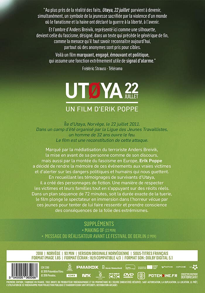 Utoya 22 Juillet Vo Sous Titres Francais