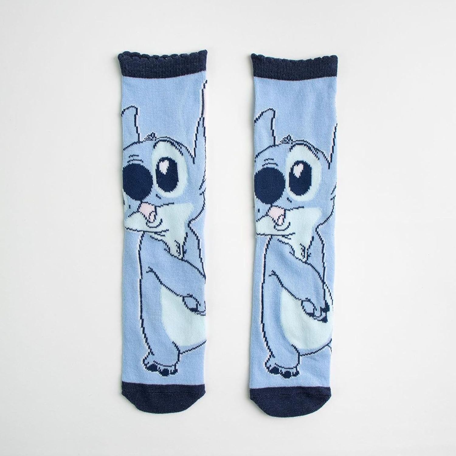 Stitch - Socks 3 Pack Blue & Pink Size 27/30