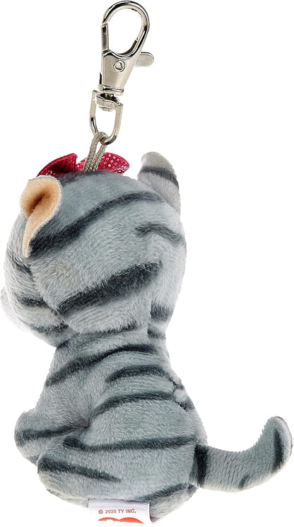 TY Toys Beanie Boo's Clip Cat Kiki - 7 CM,Gray,35243