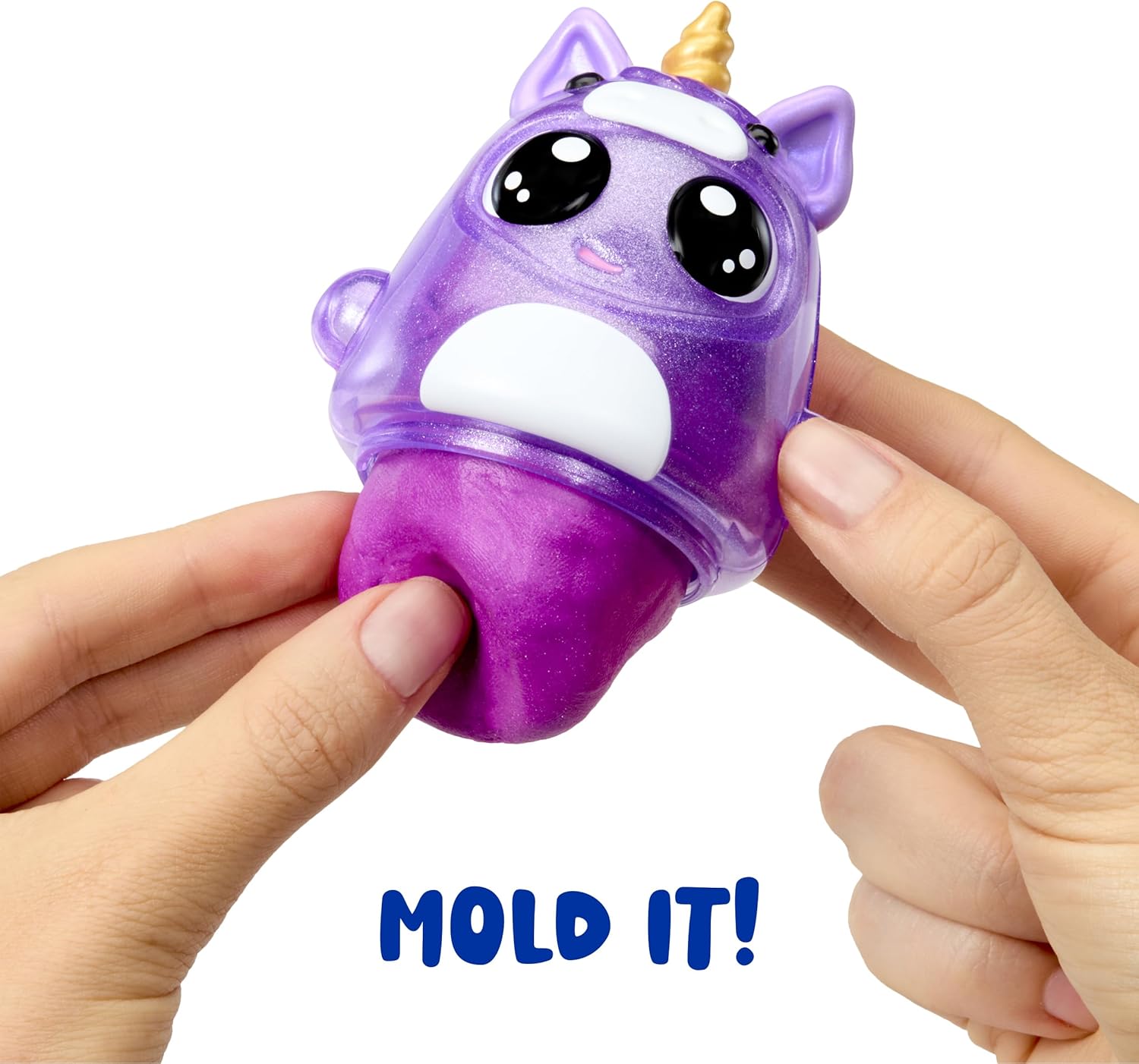 Dohkins Unicorn Single Pack Character - Comprend 1 Personnage, collectionnez Les 6, la pâte ne sèche jamais, Pas de Gluten, Convient aux collectionneurs et aux Enfants de 2 à 5 Ans