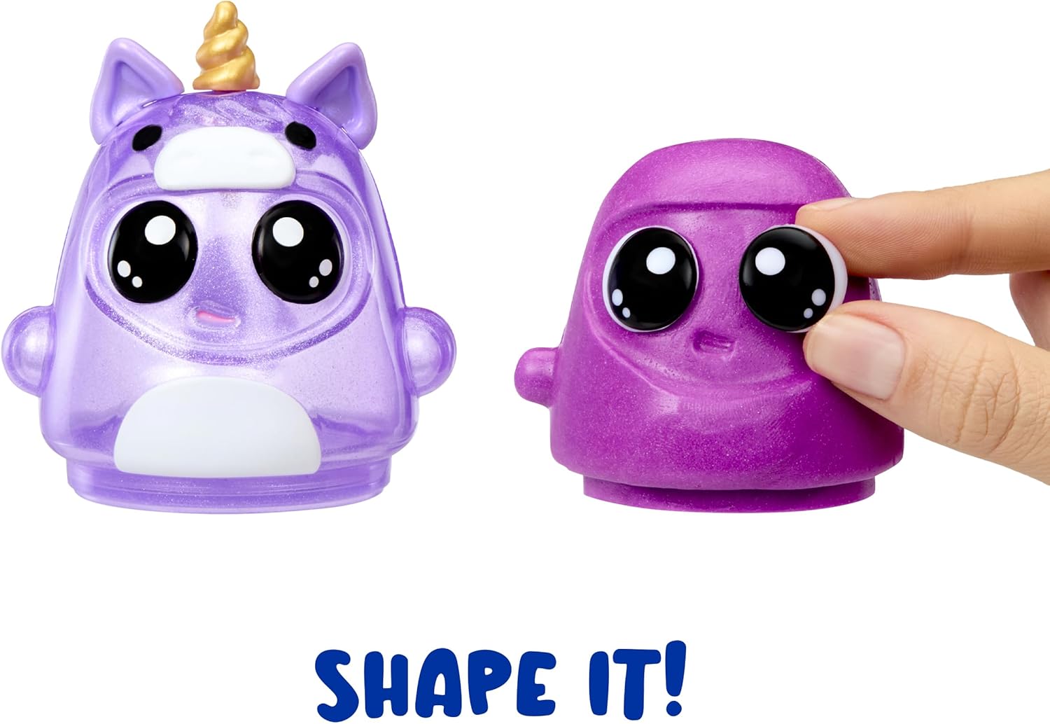 Dohkins Unicorn Single Pack Character - Comprend 1 Personnage, collectionnez Les 6, la pâte ne sèche jamais, Pas de Gluten, Convient aux collectionneurs et aux Enfants de 2 à 5 Ans