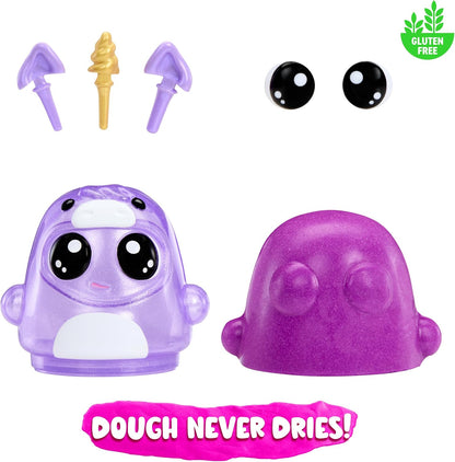 Dohkins Unicorn Single Pack Character - Comprend 1 Personnage, collectionnez Les 6, la pâte ne sèche jamais, Pas de Gluten, Convient aux collectionneurs et aux Enfants de 2 à 5 Ans
