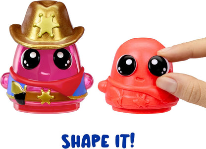 DohKins Cowboy Single Pack Character - Includes 1 DohKins Character, Collect All 6, Dough Never Dries, No Gluten, Suitable for Collectors & Kids Ages 2-5 Years