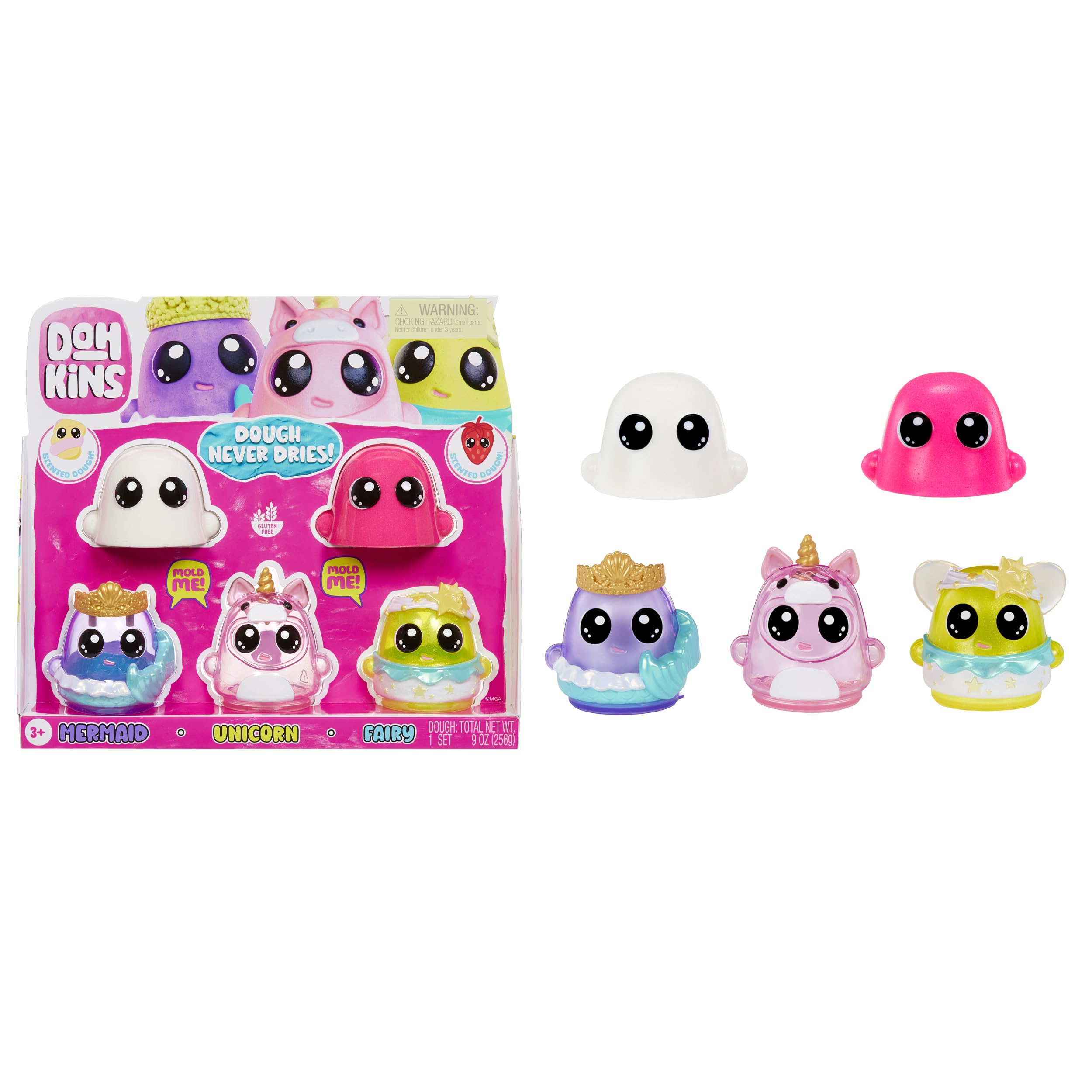 Mga Dohkins: Fantasy Pack - Mermaid / Unicorn / Fairy Set (123033)