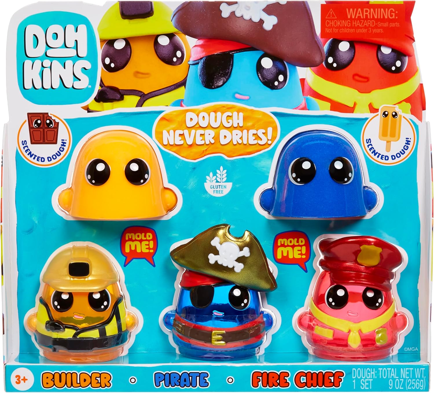 Mga Dohkins - Builder / Pirate / Fire Chief Set (123040)