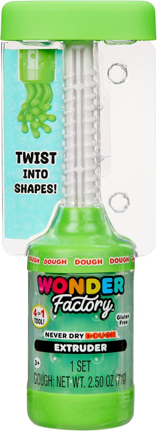 Mga Wonder Factory - Never Dry Dough Extruder Green (532248)