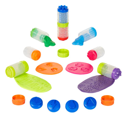 Wonder Factory Never Dry Méga-Coffret Assortiment de Pâte à Modeler - Contient 8 Tubes de 59 ML de Pâte à Modeler Colorée, Ne Sèche Pas, sans Gluten, et Sent Bon, Jeux Créatifs pour Enfants
