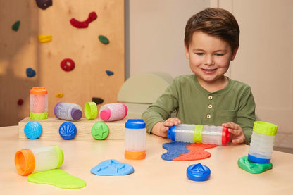 Wonder Factory Never Dry Méga-Coffret Assortiment de Pâte à Modeler - Contient 8 Tubes de 59 ML de Pâte à Modeler Colorée, Ne Sèche Pas, sans Gluten, et Sent Bon, Jeux Créatifs pour Enfants