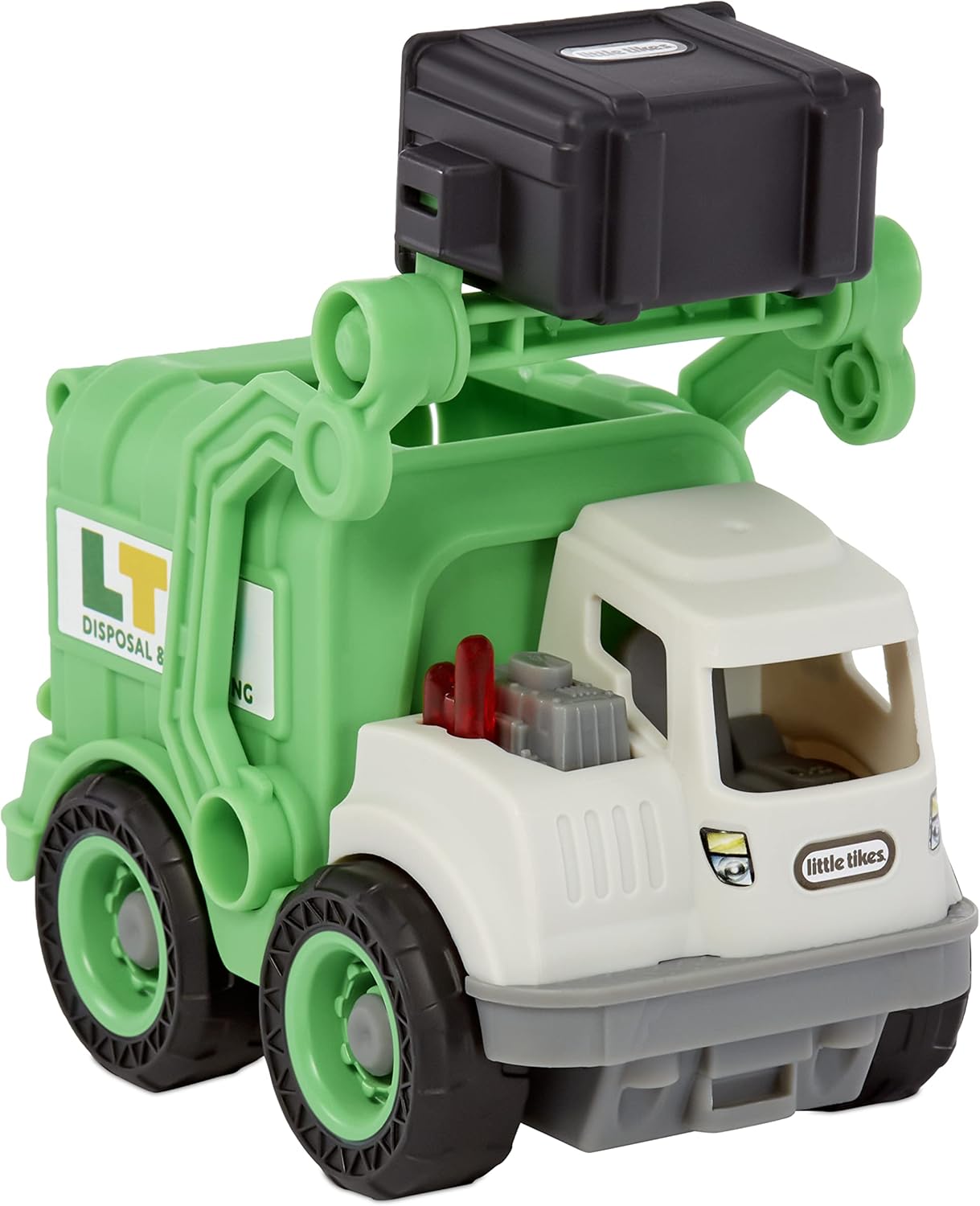 little tikes Dirt Diggers Mini - GARBAGE TRUCK - Tough Services Toy with Realistic Design - Durable Small Vehicle for Indoor & Outdoor Play - Easy to Hold - Encourages Imagination - For Kids Ages 2+