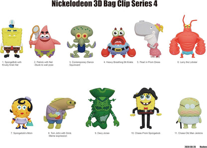 Monogram Nickelodeon 3D Foam Bag Clip – Series 4, Multi Color