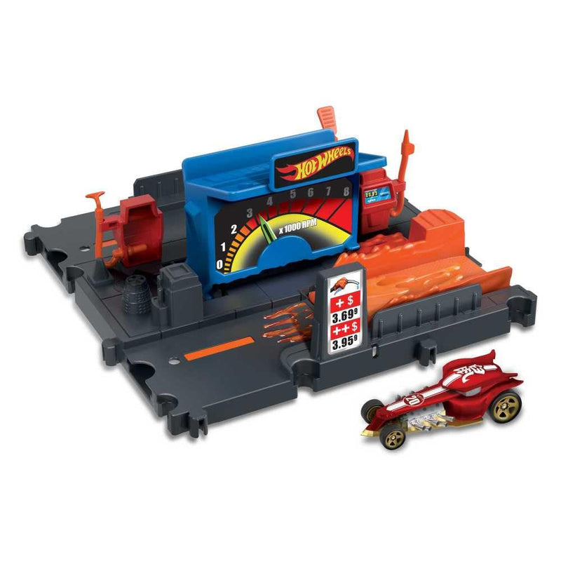 Hot Wheels City Toy Place Favourite Places Petrol Box Including 1 Vehicle for Children from 4 Years